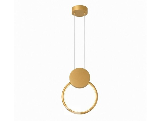 Led hanglamp 11w – 4000k neutraal wit - goud – ip20 – forever - afbeelding 3 van  6