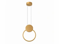 Led hanglamp 11w – 4000k neutraal wit - goud – ip20 – forever - afbeelding 2 van  5