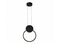 Led hanglamp 11w – 4000k neutraal wit - zwart – ip20 – forever - afbeelding 2 van  5