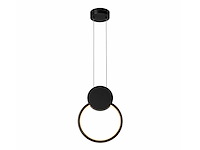 Led hanglamp 11w – 4000k neutraal wit - zwart – ip20 – forever - afbeelding 1 van  4
