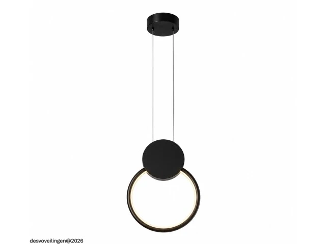 Led hanglamp 11w – 4000k neutraal wit - zwart – ip20 – forever - afbeelding 3 van  6
