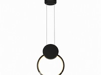 Led hanglamp 11w – 4000k neutraal wit - zwart – ip20 – forever - afbeelding 3 van  6
