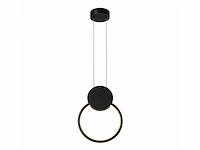 Led hanglamp 11w – 4000k neutraal wit - zwart – ip20 – forever - afbeelding 2 van  5