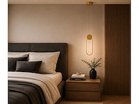 Led hanglamp 12w – 4000k neutraal wit - rose gold – ip20 – always - afbeelding 3 van  5