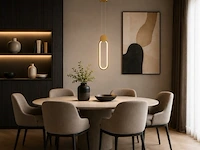 Led hanglamp 12w – 4000k neutraal wit - rose gold – ip20 – always - afbeelding 2 van  6