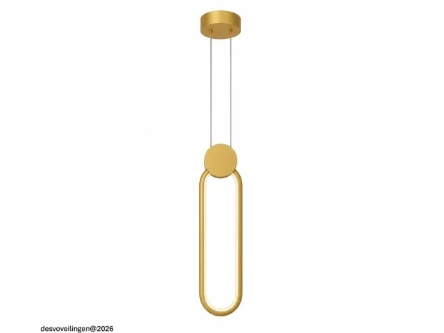 Led hanglamp 12w – 4000k neutraal wit - rose gold – ip20 – always - afbeelding 3 van  6