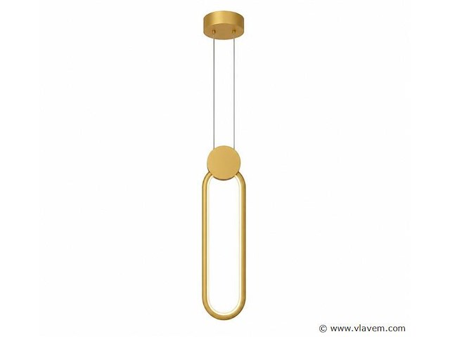 Led hanglamp 12w – 4000k neutraal wit - rose gold – ip20 – always - afbeelding 2 van  5