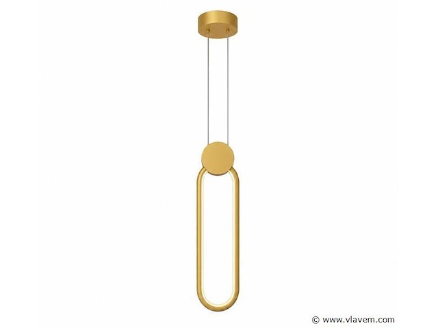 Led hanglamp 12w – 4000k neutraal wit - rose gold – ip20 – always - afbeelding 2 van  5