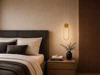 Led hanglamp 12w – 4000k neutraal wit - rose gold – ip20 – always - afbeelding 3 van  5