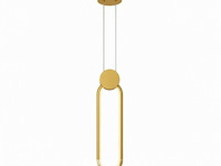 Led hanglamp 12w – 4000k neutraal wit - rose gold – ip20 – always - afbeelding 3 van  6