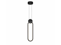 Led hanglamp 12w – 4000k neutraal wit - zwart – ip20 – always