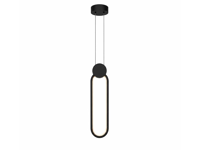 Led hanglamp 12w – 4000k neutraal wit - zwart – ip20 – always - afbeelding 2 van  5