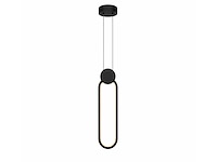 Led hanglamp 12w – 4000k neutraal wit - zwart – ip20 – always - afbeelding 2 van  5
