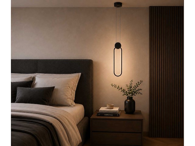 Led hanglamp 12w – 4000k neutraal wit - zwart – ip20 – always - afbeelding 3 van  5