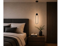 Led hanglamp 12w – 4000k neutraal wit - zwart – ip20 – always - afbeelding 3 van  5