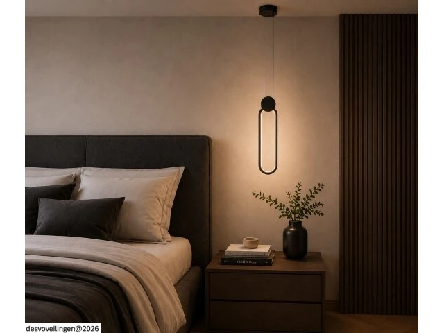 Led hanglamp 12w – 4000k neutraal wit - zwart – ip20 – always - afbeelding 4 van  6