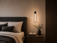 Led hanglamp 12w – 4000k neutraal wit - zwart – ip20 – always - afbeelding 4 van  6