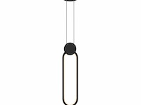 Led hanglamp 12w – 4000k neutraal wit - zwart – ip20 – always - afbeelding 2 van  5