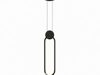 Led hanglamp 12w – 4000k neutraal wit - zwart – ip20 – always - afbeelding 3 van  6