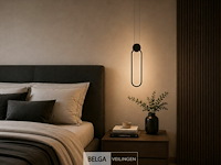 Led hanglamp 12w – 4000k neutraal wit - zwart – ip20 – always - afbeelding 4 van  6