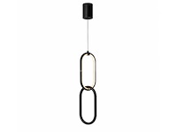 Led hanglamp 12w – 4000k neutraal wit - zwart – ip20 – santana - afbeelding 2 van  5