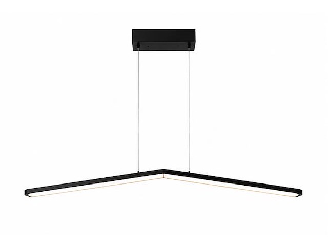 Led hanglamp 16w – 4000k neutraal wit - zwart – ip20 – edmond-16 - afbeelding 1 van  5
