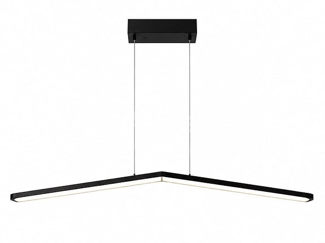 Led hanglamp 16w – 4000k neutraal wit - zwart – ip20 – edmond-16 - afbeelding 1 van  5