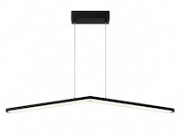 Led hanglamp 16w – 4000k neutraal wit - zwart – ip20 – edmond-16 - afbeelding 1 van  5