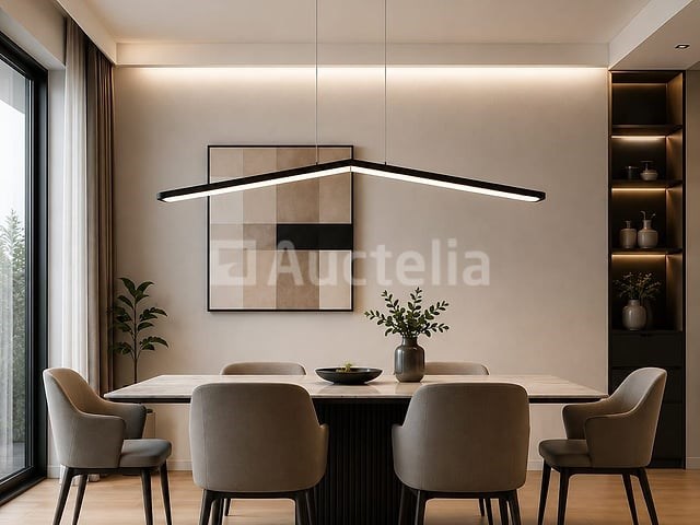 Led hanglamp 16w – 4000k neutraal wit - zwart – ip20 – edmond-16 - afbeelding 3 van  5