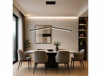 Led hanglamp 16w – 4000k neutraal wit - zwart – ip20 – edmond-16