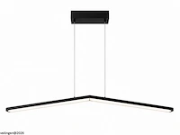 Led hanglamp 16w – 4000k neutraal wit - zwart – ip20 – edmond-16 - afbeelding 3 van  6
