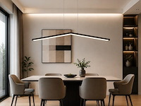 Led hanglamp 16w – 4000k neutraal wit - zwart – ip20 – edmond-16 - afbeelding 1 van  5