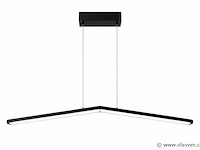 Led hanglamp 16w – 4000k neutraal wit - zwart – ip20 – edmond-16 - afbeelding 2 van  5
