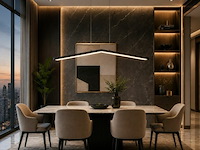 Led hanglamp 16w – 4000k neutraal wit - zwart – ip20 – edmond-16 - afbeelding 4 van  6