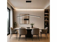 Led hanglamp 16w – 4000k neutraal wit - zwart – ip20 – edmond-16 - afbeelding 7 van  8
