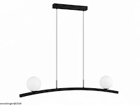 Led hanglamp 28w – 4000k neutraal wit - zwart – ip20 – invicta-28 - afbeelding 3 van  6