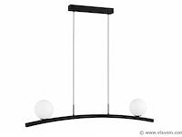Led hanglamp 28w – 4000k neutraal wit - zwart – ip20 – invicta-28 - afbeelding 2 van  5