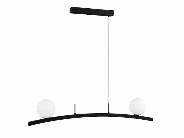 Led hanglamp 28w – 4000k neutraal wit - zwart – ip20 – invicta-28 - afbeelding 2 van  5