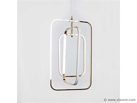 Led hanglamp – 45w – chroom – in hoogte verstelbaar – 5835/3 - afbeelding 3 van  3