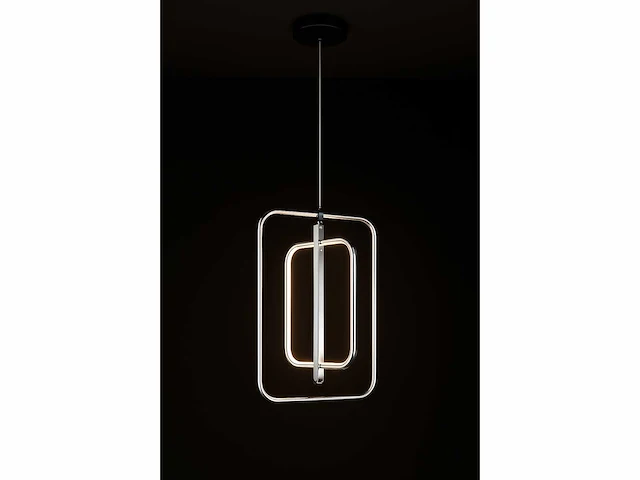 Led hanglamp – 45w – chroom – in hoogte verstelbaar – 5835/3 - afbeelding 2 van  3