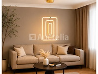Led hanglamp – 45w – goud – in hoogte verstelbaar – 5835/3 - afbeelding 3 van  4