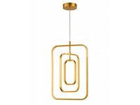 Led hanglamp – 45w – goud – in hoogte verstelbaar – 5835/3 - afbeelding 4 van  4