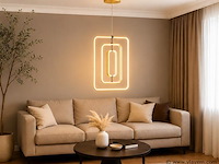 Led hanglamp – 45w – goud – in hoogte verstelbaar – 5835/3 - afbeelding 1 van  4