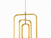 Led hanglamp – 45w – goud – in hoogte verstelbaar – 5835/3 - afbeelding 3 van  5