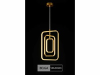 Led hanglamp – 5835/3 – 45w – goud – in hoogte verstelbaar – rechthoekig ontwerp - afbeelding 3 van  3