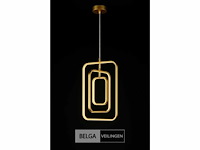 Led hanglamp – 5835/3 – 45w – goud – in hoogte verstelbaar – rechthoekig ontwerp - afbeelding 4 van  4