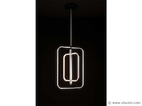 Led hanglamp – 5835/3 – 45w – zilver – in hoogte verstelbaar – rechthoekig design - afbeelding 2 van  3