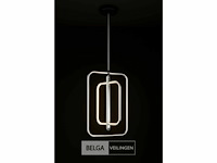 Led hanglamp – 5835/3 – 45w – zilver – in hoogte verstelbaar – rechthoekig design - afbeelding 3 van  4
