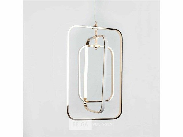 Led hanglamp – 5835/3 – 45w – zilver – in hoogte verstelbaar – rechthoekig design - afbeelding 4 van  4