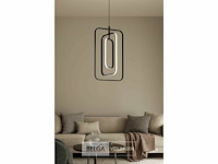 Led hanglamp – 5835/3 – 45w – zwart – in hoogte verstelbaar – rechthoekig design - afbeelding 3 van  4